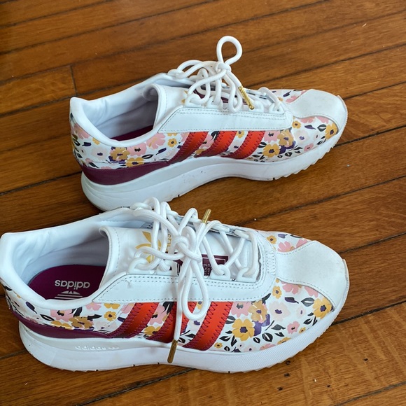 adidas Shoes Adidas Floral Tennis Shoes Poshmark